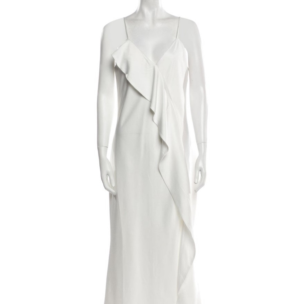 Mestiza New York Ivory White Satin Slip Dress